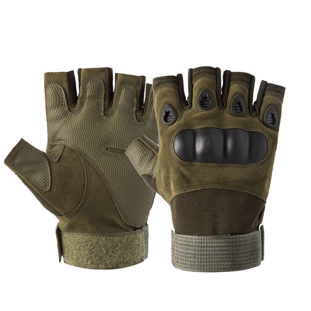 Tácticas Guantes sin dedos motociclismo montañismo senderismo guantes de caza