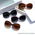 thumbnail image 4 of 2026 Retro Oversized Butterfly Polarized Sunglasses for Women Elegant Ladies Shades-2 Pairs, 4 of 7