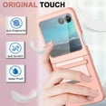 thumbnail image 5 of Compatible Motorola Moto Razr Plus Case 2023 with Hinge Protection,Motorola Razr+ 2023 Case,Cute Hard PC Protective Phone Case for Motorola Razr 40 Ultra Case New Moto Razr Plus 2023 Case Pink, 5 of 13