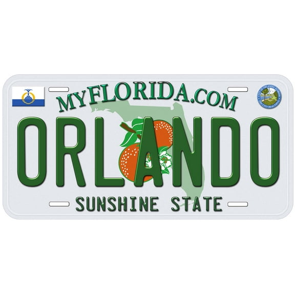 Orlando FL TAG05 Novelty Car Auto License Plate