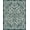 Green, Pattern 3, variant on ODIKA 4'x6' Machine Washable Non-Slip Area Rug, Vintage Crochet Inspired Festive Interlocking Ornament Design High Traffic Rug, Blue, 646090