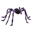 thumbnail image 2 of Halloween Decorations, Large Realistic Pur-ple Spider Prop, Lifelike Halloween Decoration for Indoor Outdoor Haunted House, Scary Prank Decor for Yard and Garden, 2 of 4