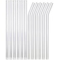 thumbnail image 1 of Glass Smoothie Straws, Long Reusable Clear Drinking Straws for Smoothie,, 1 of 3