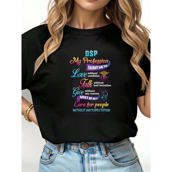 DSP Care for People Without Expectation Nurse Week Gift T-Shirt