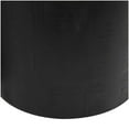 thumbnail image 5 of DecMode 19" x 20" Black Wood Handmade Accent Table with Brown Wrapped Seagrass Tabletops, 2-Pieces, 5 of 12