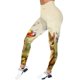 thumbnail image 4 of WILLBEST Leggings de Yoga de Cintura Alta Para Mujer, Suaves y Elásticos, Para Entrenamiento, Cómodos, Para Fitness, Correr, Atléticos, Con Estampado de Pascua y Bloques de Color. Mediana, 4 of 5