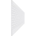 thumbnail image 5 of Ekena Millwork 32"H x 94 1/2"W Subway Brick PVC Wainscot Paneling Kit, 5 of 13