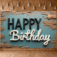 thumbnail image 2 of Rustic Design Birthday Party Banner Wooden Backdrop Sign for Birthday Party Indoor Decoration Event Celebration, 2 of 3