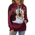thumbnail image 5 of Looney Tunes Taz-Mania Hoodie 3D Print Pullover Hooded Long Sleeve Sweatshirts Tops Blouse with Pocket for Mens Womens, 5 of 7
