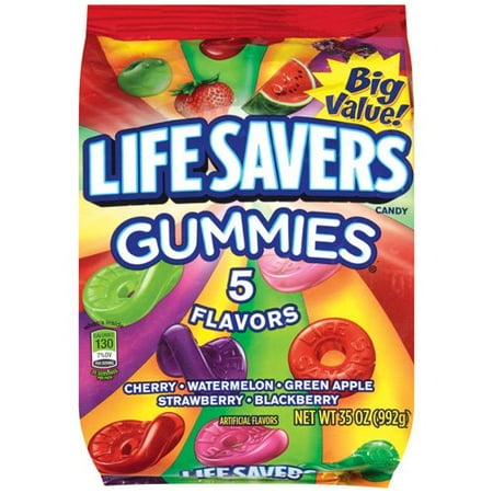 Life Savers 5 Flavors Gummies Candy, 35 Oz.