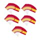thumbnail image 1 of 50 piezas de banderas de mano decorativas, banderas impresas a una sola cara en palo, banderas pequeñas para España, 1 of 8