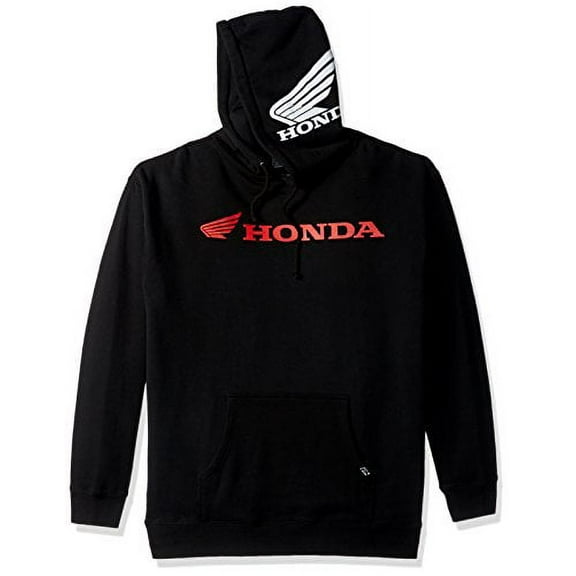Factory Effex (15-88374) 'Honda' Horizontal Hooded Pull-over Sweatshirt (Black, X-Large)