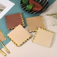 thumbnail image 4 of Uxcell 100 Pcs Servilletas de Cóctel con Bisel Ondulado y Bordes Dorados, 5 x 5 Pulgadas, Desechables para Fiesta, 4 of 7