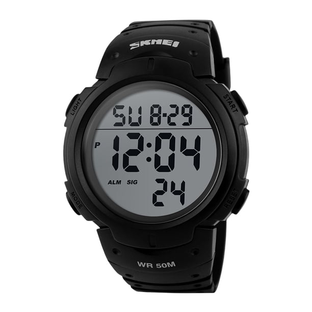 Reloj militar simple FLhrweasw para hombre electrónico resistente al agua hasta 50M