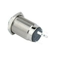 thumbnail image 3 of 16mm 12V Waterproof LED Metal Indicator Lights Signal Lamp Welding Foot NEW Reset glows, 3 of 6
