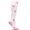 Pink Camo Hearts, variant on Nurse Mates Women's Calf Socks | 12-14 mmHg Compression | Rainbow Hearts