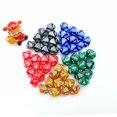 thumbnail image 2 of Juego de dados poliédricos BESCON DICE D10, 50 unidades, colores surtidos, 2 of 3