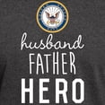 thumbnail image 3 of CafePress - Navy Husband Father Hero Dark T Shirt - Men's Classic Graphic Cotton T-Shirt, 3 of 4