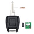 thumbnail image 1 of 2 Button 433.92mhz Remote Key With Transponder Chip Id40 For Vauxhall Opel Astra Vectra Zafira Uncut Hu46/hu43/hu100/ym28 Blade, 1 of 1