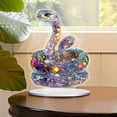thumbnail image 4 of Year Of The Snake Colored Small Snake Ornament Acrylic Home Living Room Study Desktop Ornament, 4 of 6