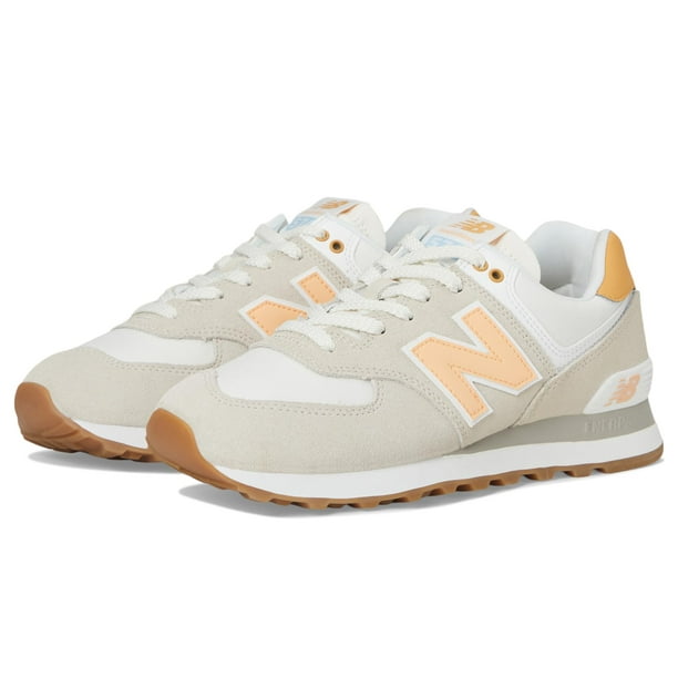 Zapatillas New Balance 574 V2 Primavera para Mujer, Timberwolf Naranja Alfa Talla 11