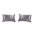 thumbnail image 1 of Funda de Almohada de Seda 2 Piezas Macarena Plata, 1 of 8