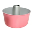 thumbnail image 2 of Molde para pastel Angel Food, redondo, antiadherente, con base desmontable y hueco. Rosa, 2 of 9