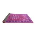 thumbnail image 2 of Ahgly Company Indoor Round Medallion Purple Traditional Area Rugs, 4' Round, 2 of 4