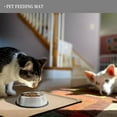 thumbnail image 6 of Waterproof Pet Feeding Mat with High Raised Edges, Heavier and Thicker Placemats for Cat Dog Water Bowl with BPA Free, Dogs Cats Food Mats for Messy Drinkers to Prevent Spill and Protect Floors, 6 of 10