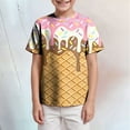 thumbnail image 2 of Wxirdiow Garçons Graphique Tee T-Shirts Garçon Tout-Petit Été Manches Courtes T-Shirts Coton Décontracté Graphique Col Rond Haut T-Shirts Jaune Taille,8-9 Ans, 2 of 5