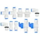 thumbnail image 5 of Conector de tubería de PE, 10 piezas, bola, conector recto, conector en T, codo, extensión, para purificador de agua, filtro, accesorios de tubería., 5 of 5