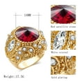 thumbnail image 2 of Kachbutis Vintage Crown Rings for Women Punk Gothic Cocktail Party Crystal Statement Ring Retro Jewelry Size 10, 2 of 2