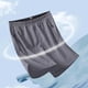 thumbnail image 1 of pstuiky Pantalones cortos de entrenamiento para hombre, Pantalones cortos casuales holgados de color liso con cremallera, bolsillo, cordón y cintura elástica para hombre, 1 of 6