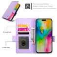 thumbnail image 3 of Dteck Wallet Case for Samsung Galaxy S24 FE 6.7" 2024, Premium PU Leather Folio Magnetic Closure Card Holder Kickstand Full Protection Phone Case Compatible with Samsung Galaxy S24 FE,Purple, 3 of 6