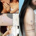 thumbnail image 4 of 8 Sheets Tattoo Stickers Waterproof Body Art Sticker Temporary Body Tattoo, 4 of 5