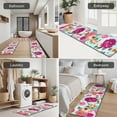 thumbnail image 5 of Pioneer Flower Floral Print Pattern Kitchen Rugs Sets Of 3,Kitchen Runner Rugs Non Skid Washable,Decorative Kitchen Floor Mats for Kitchen,Sink,Laundry,17"x30"+ 17"x47" + 17"x59", 5 of 6