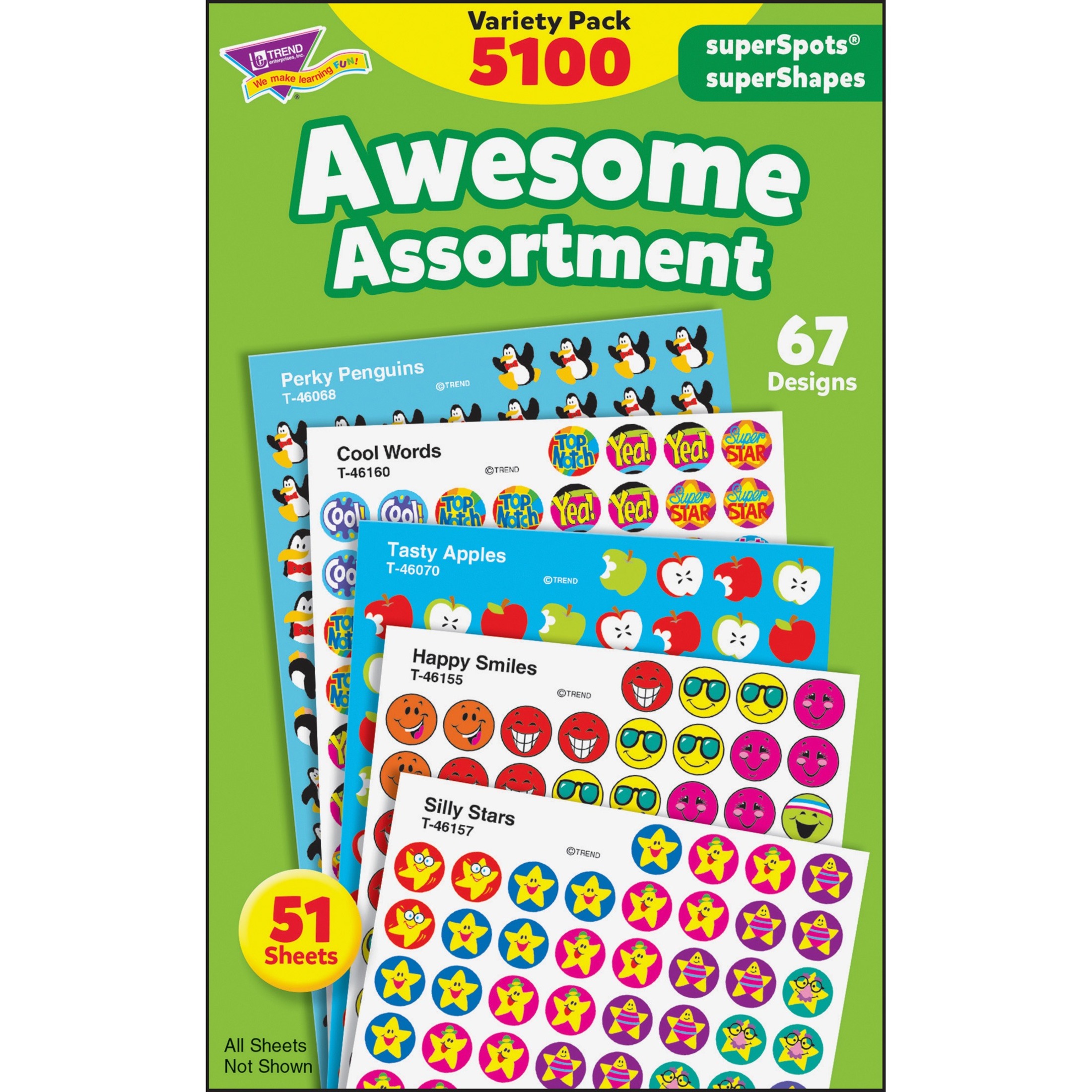 TREND Awesome Assortment superSpots/superShapes Variety Pack - 5100 ct - image 2 of 3