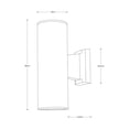 thumbnail image 3 of Aplique pared exterior, IP44, acabado negro, 2 luces E27, 10W, 3 of 4