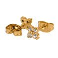 thumbnail image 3 of Aretes Mujer Oro 14k, LuckyLy  Set de Regalo 2 en 1 de Arracadas y Broqueles, Acero Inoxidable Baño Oro 14k y Zirconia Cúbica – Joyería ideal como Regalos para Mujer San Valentín y Regalos para blanco, 3 of 6