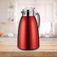 thumbnail image 3 of Cilio Venezia Insulated Coffee Carafe with Glass Liner 34 Ounce Red, 3 of 5
