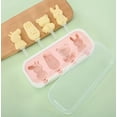 thumbnail image 2 of Juego de moldes for paletas de silicona con dibujos animados, moldes reutilizables for helado for diversión de verano | Accesorios de playa y suministros de cocina de 9,84'' x 3,94'', 2 of 7