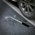 thumbnail image 5 of Hyper Tough Heavy Duty Extendable Lug Wrench, 15 to 22-inch Tire Iron, Chrome, 5 of 10