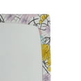 thumbnail image 3 of Ambesonne Nature Fitted Sheet, Minimal Floral Motif Print, Twin XL Size, Mustard and Pastel Purple, 3 of 5