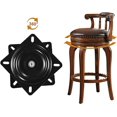 thumbnail image 5 of ZHAOCHENG Paquete de 2 placas giratorias de repuesto para taburete de Bar de 10 pulgadas, plato giratorio cuadrado giratorio de 360 grados para silla reclinable, 5 of 5