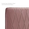 thumbnail image 5 of Modway Phillipa Performance Velvet Queen Platform Bed in Dusty Rose, 5 of 10