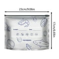 thumbnail image 3 of 10 Pcs Aluminum Foil Freezer Bags, Reusable Food Storage And Preservation Slider Bags, Stand Up Foil Sealable Bags With Label And Zip Lock For Vegetable Fruit Meat,M, 3 of 7