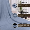 thumbnail image 5 of Muddy Cat Towels Luxury Bath Towel Set of 3 Pieces, 100% Turkish Cotton, Ultra Soft & Highly Absorbent for Everyday Use, 1 (700GSM) Bath Towels, 1 Hand Towels, 1Washcloths，Dusry Blue, 5 of 7
