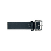 Garrison Leather Belt - 1.75  Wide Brass Black Plain