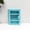Blue, variant on Storage Box Decorative Book Style Organizer with Lock and Key, DIY Desktop Ornament Box for Jewelry and Accessories, Blue Plastic Decorative Box