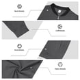 thumbnail image 6 of Men's Jacket Lightweight Casual Windbreaker Zip Up Coat With Pocket, 6 of 8